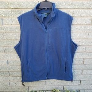 Woolrich XL fleece transit vest blue classic